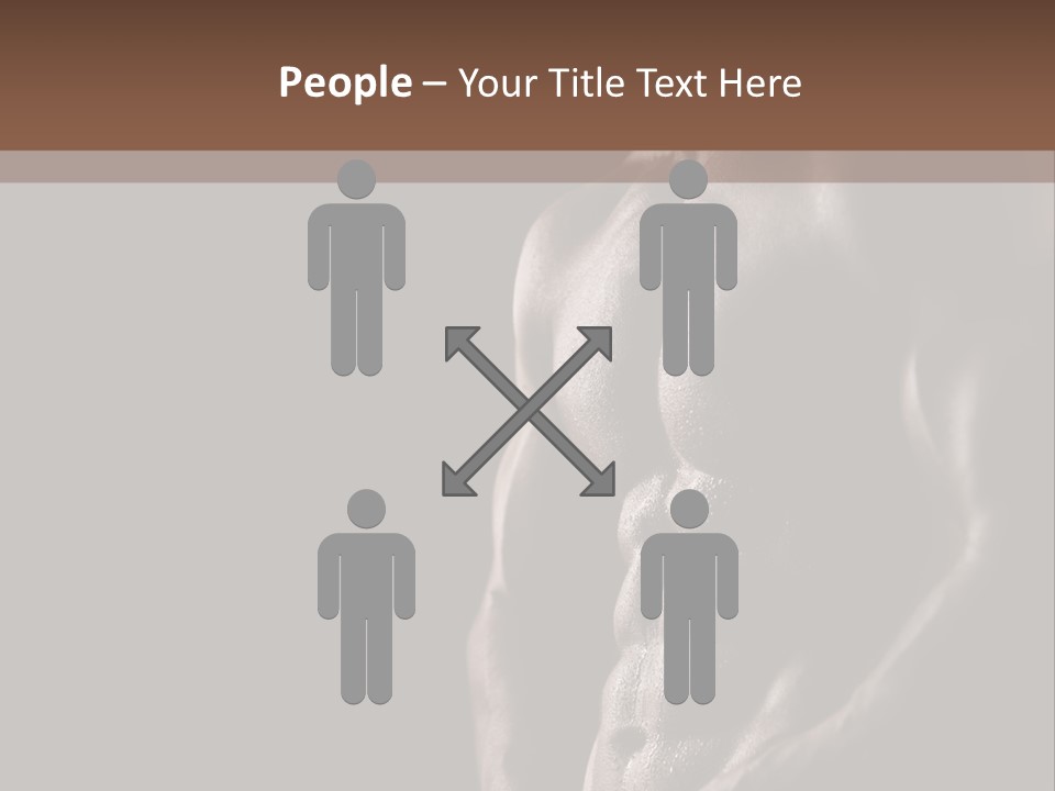 Strength Handsome Sport PowerPoint Template