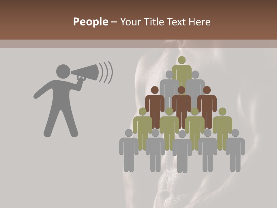 Strength Handsome Sport PowerPoint Template