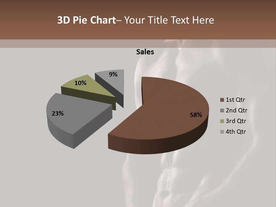 Strength Handsome Sport PowerPoint Template