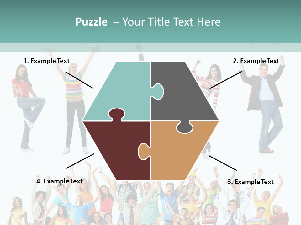 Plea Ure Crazy Euphoria PowerPoint Template