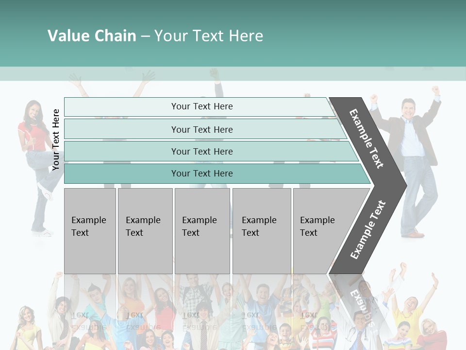 Plea Ure Crazy Euphoria PowerPoint Template