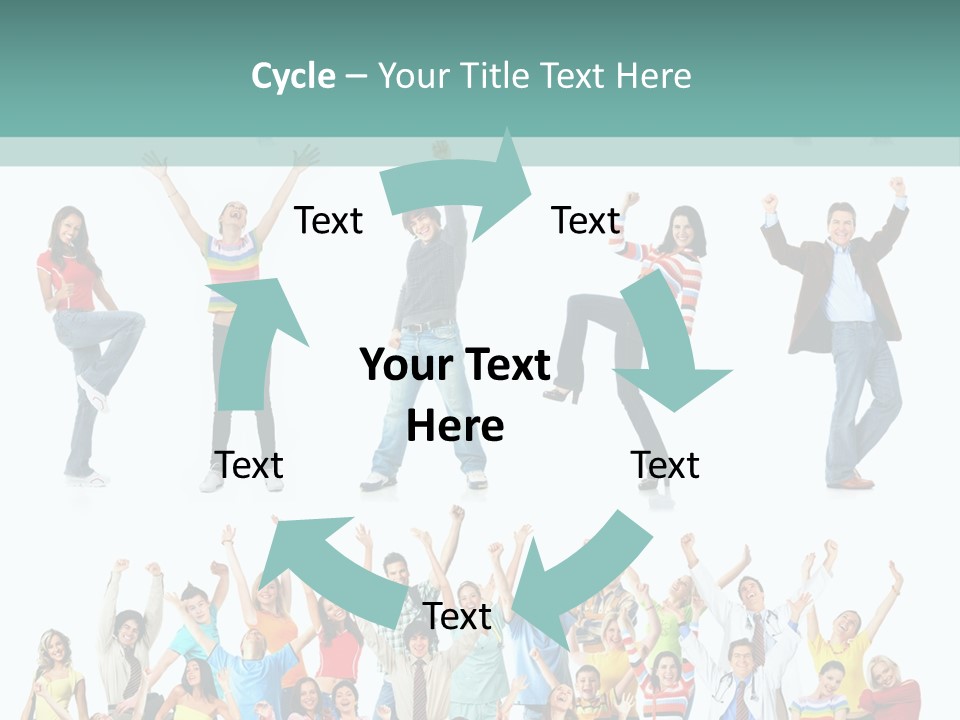 Plea Ure Crazy Euphoria PowerPoint Template