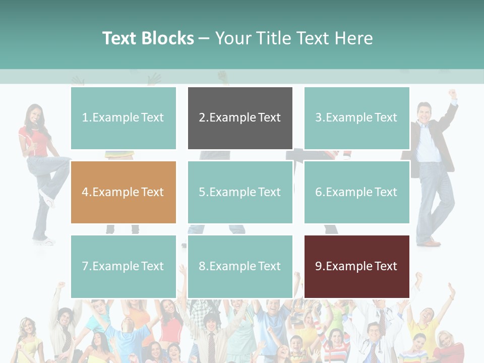 Plea Ure Crazy Euphoria PowerPoint Template