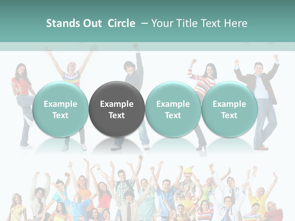 Plea Ure Crazy Euphoria PowerPoint Template