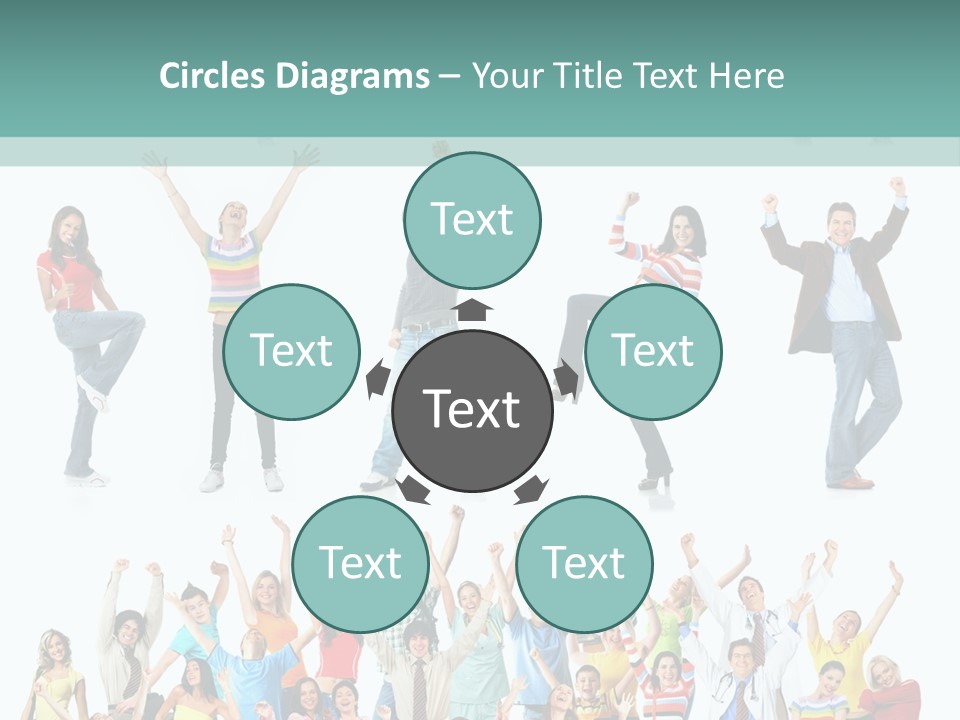 Plea Ure Crazy Euphoria PowerPoint Template