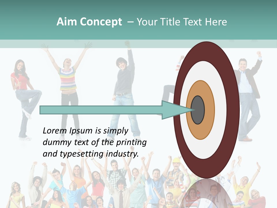 Plea Ure Crazy Euphoria PowerPoint Template