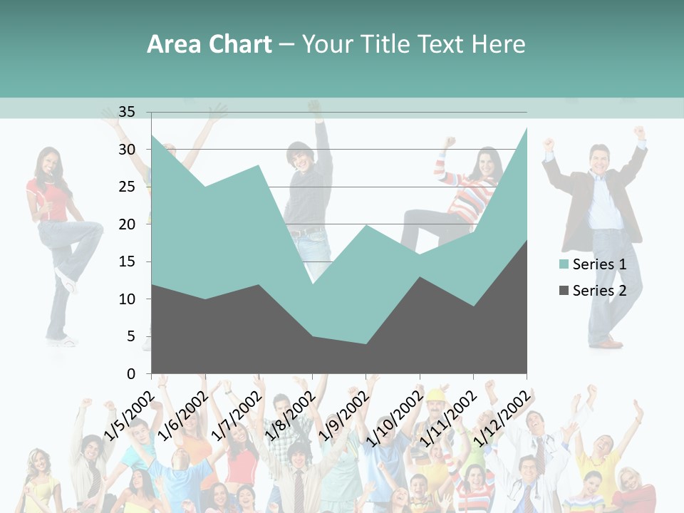 Plea Ure Crazy Euphoria PowerPoint Template
