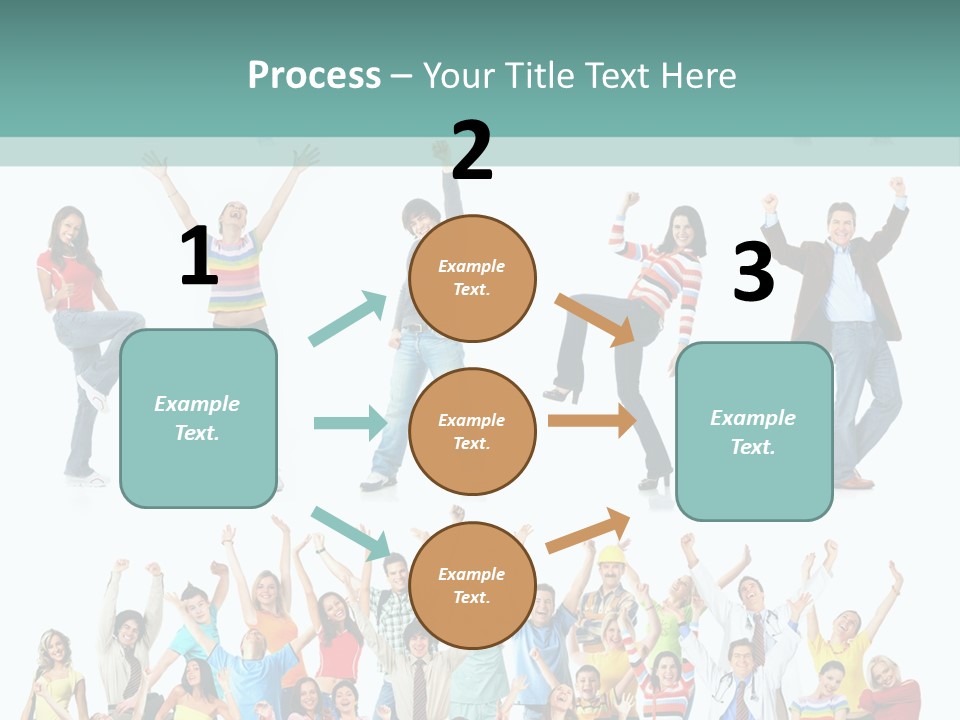 Plea Ure Crazy Euphoria PowerPoint Template