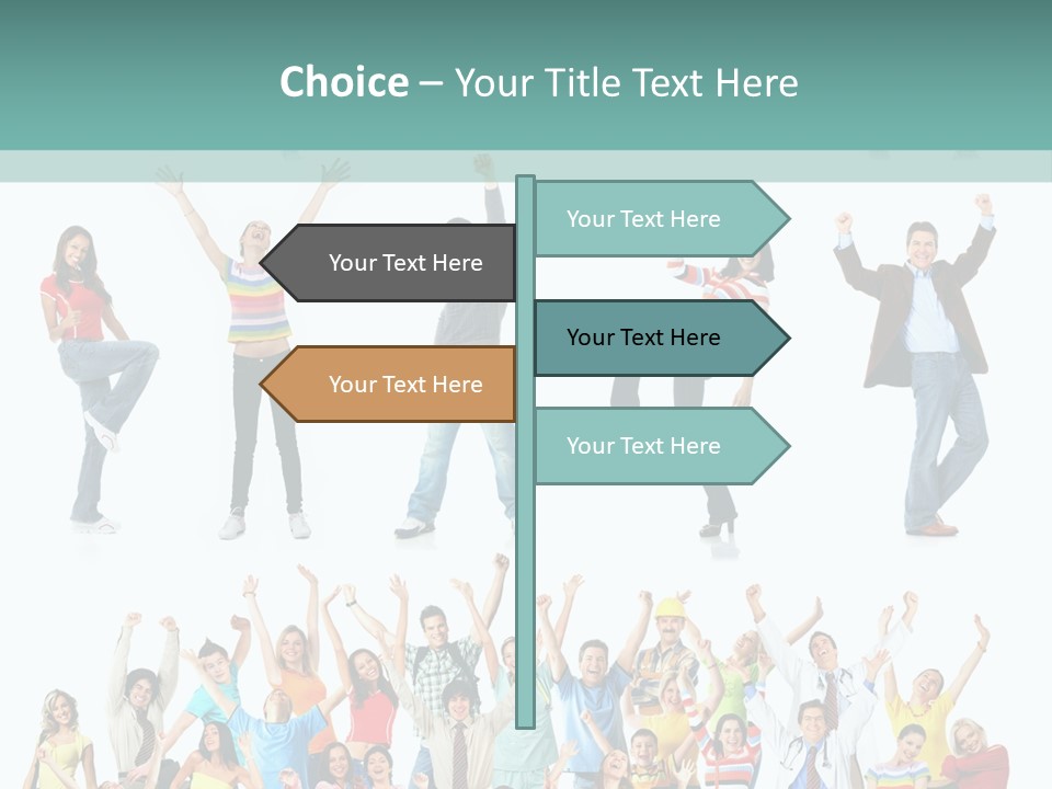 Plea Ure Crazy Euphoria PowerPoint Template