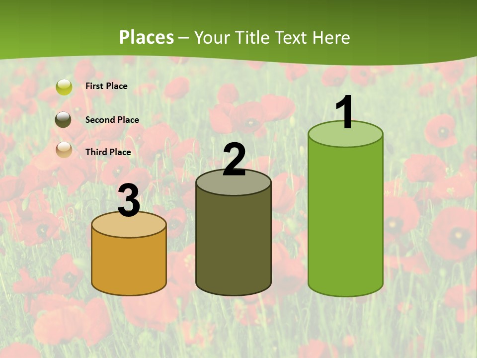 Red Colored Scenics PowerPoint Template