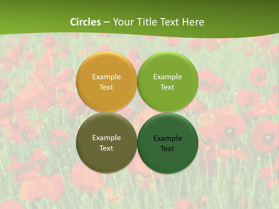 Red Colored Scenics PowerPoint Template