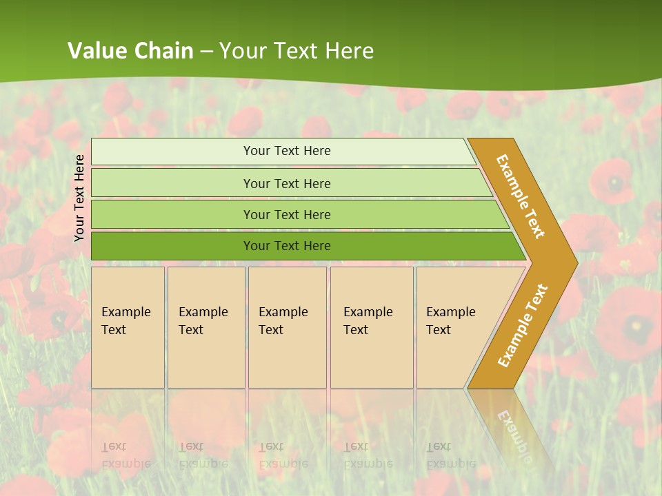 Red Colored Scenics PowerPoint Template