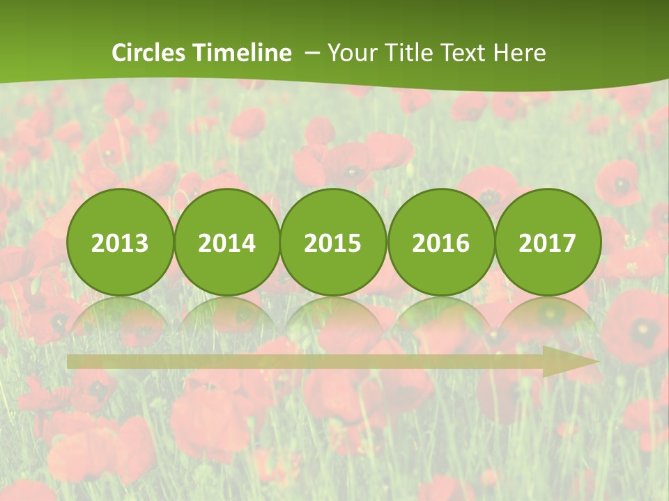 Red Colored Scenics PowerPoint Template