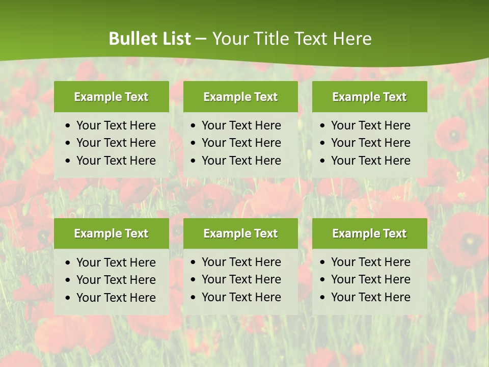 Red Colored Scenics PowerPoint Template