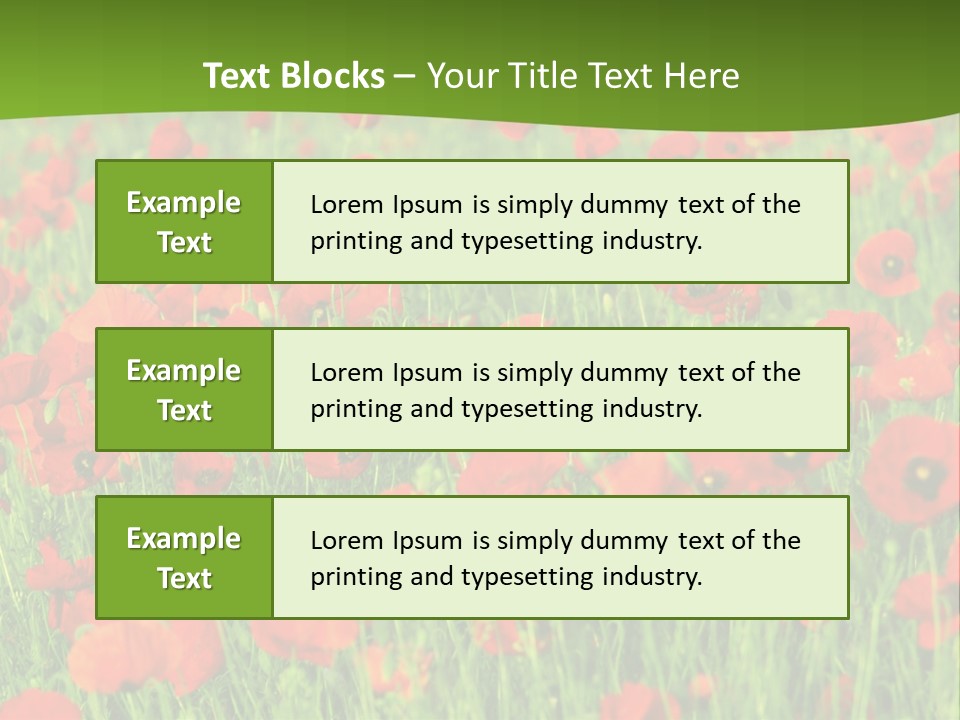 Red Colored Scenics PowerPoint Template