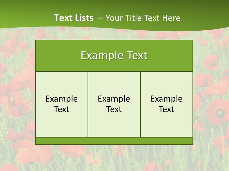 Red Colored Scenics PowerPoint Template