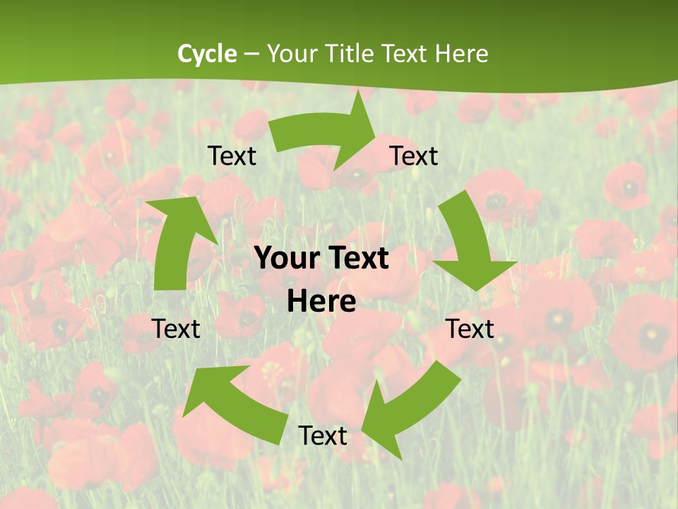 Red Colored Scenics PowerPoint Template