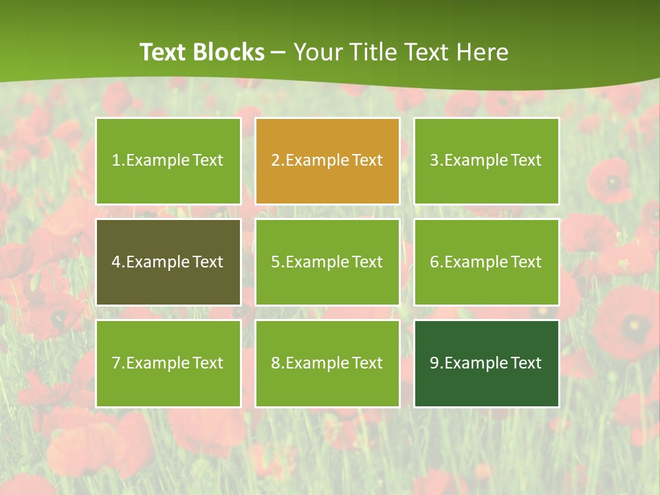 Red Colored Scenics PowerPoint Template