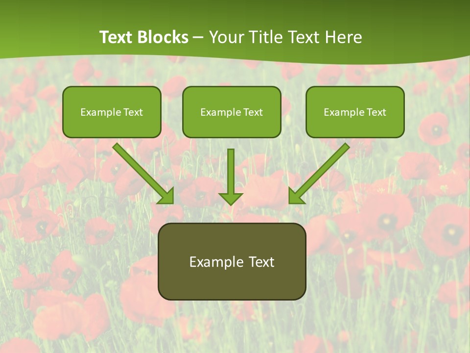 Red Colored Scenics PowerPoint Template