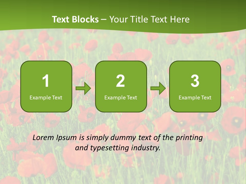 Red Colored Scenics PowerPoint Template