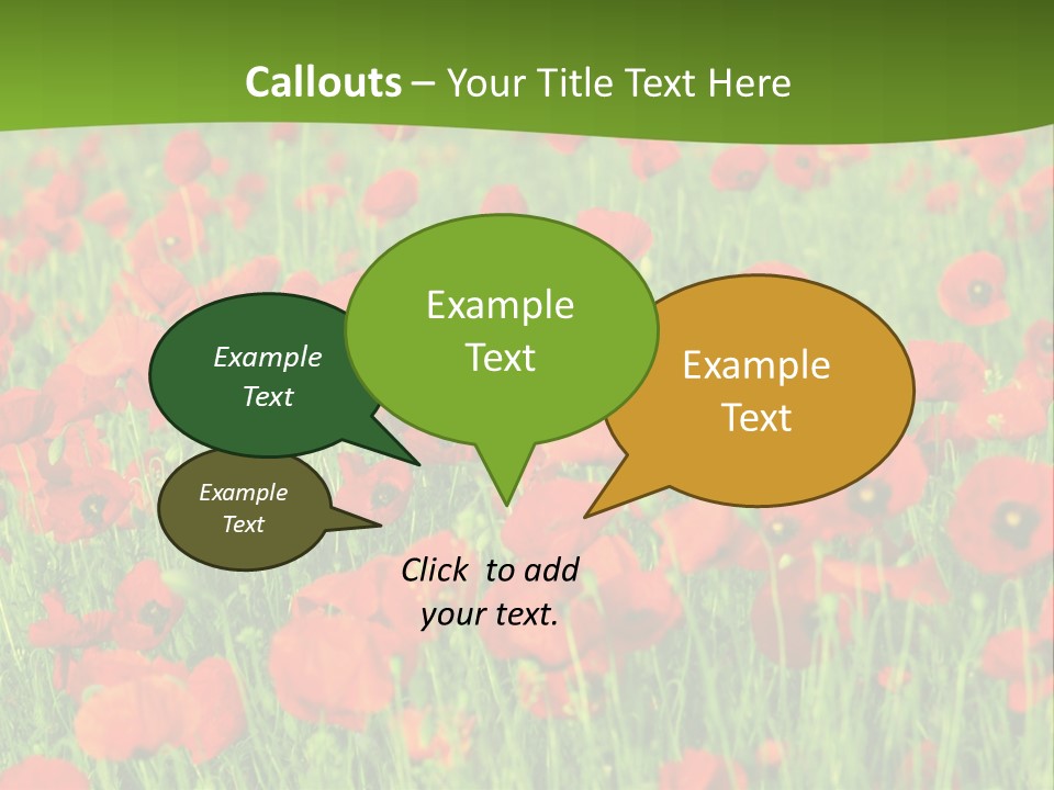 Red Colored Scenics PowerPoint Template