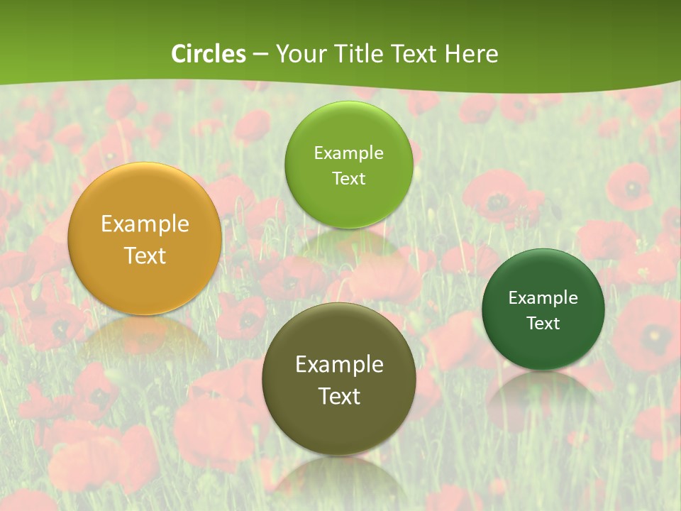 Red Colored Scenics PowerPoint Template