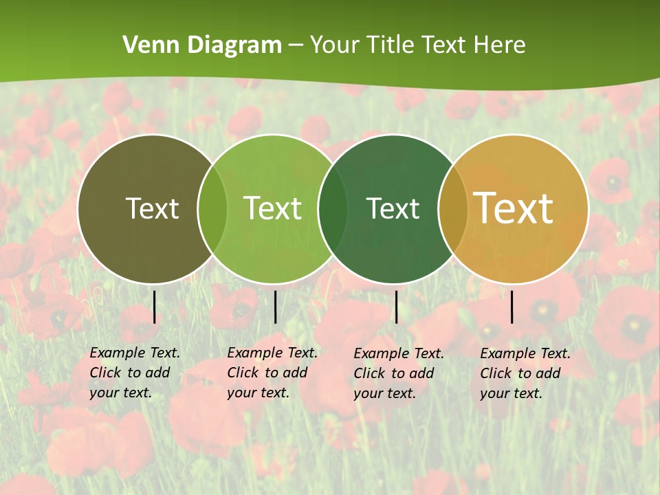 Red Colored Scenics PowerPoint Template