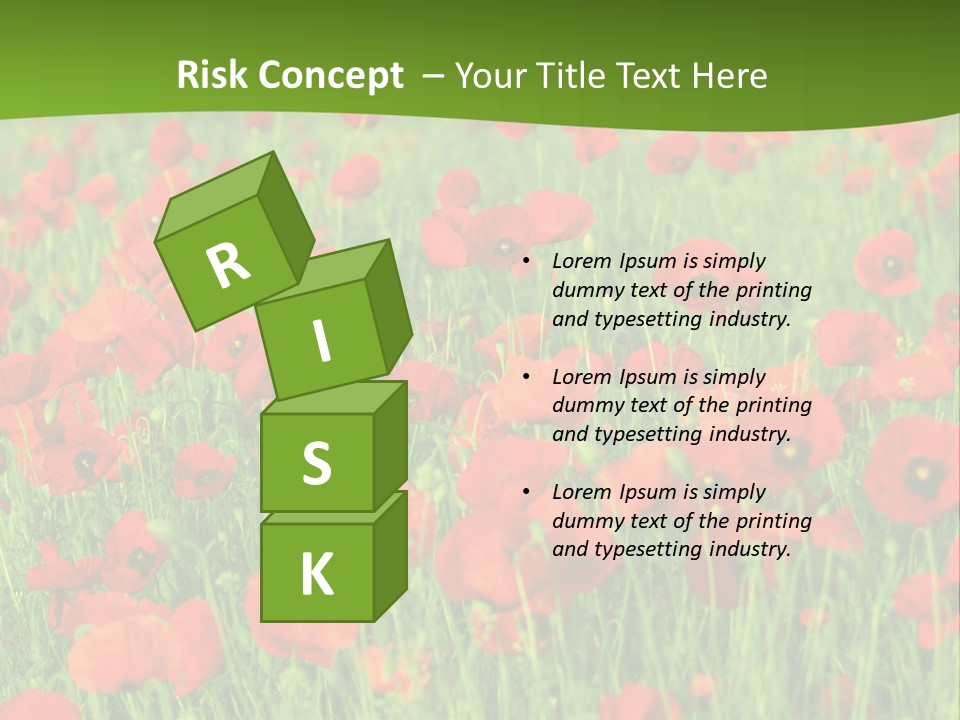 Red Colored Scenics PowerPoint Template