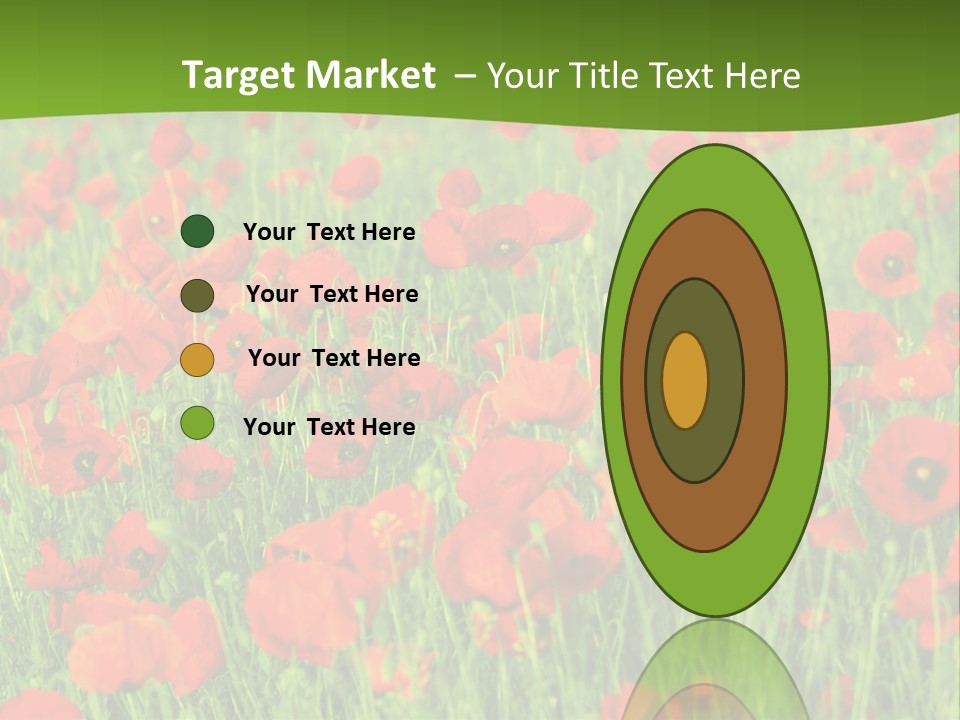 Red Colored Scenics PowerPoint Template