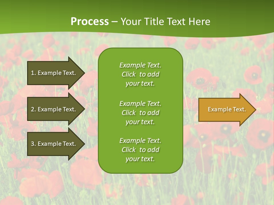 Red Colored Scenics PowerPoint Template