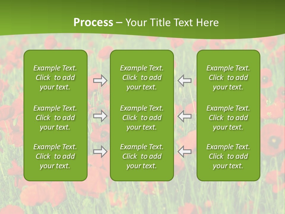 Red Colored Scenics PowerPoint Template