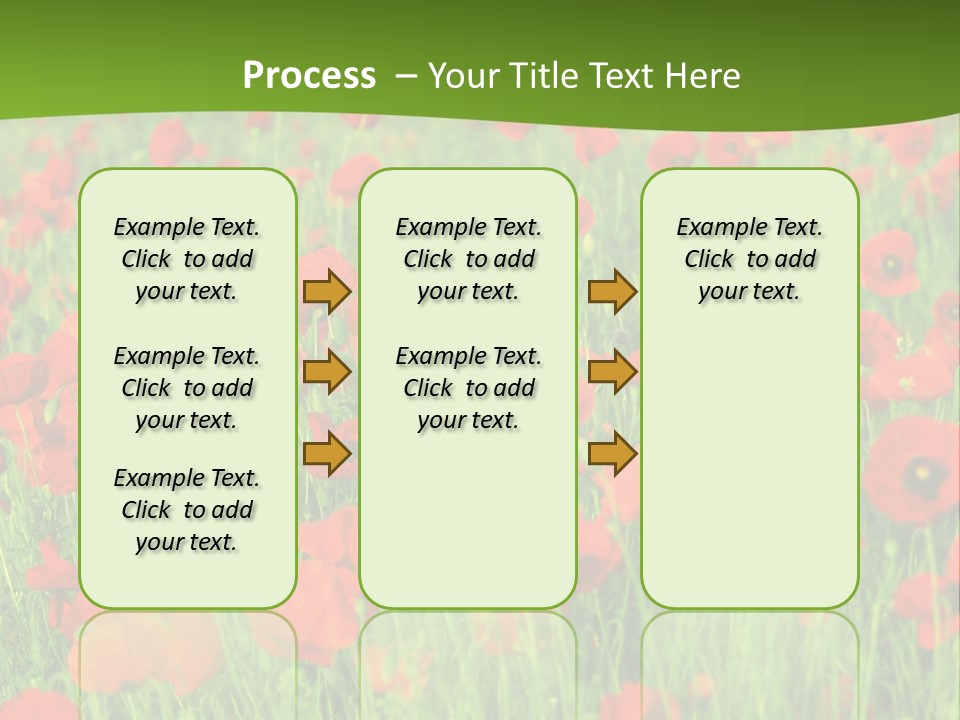 Red Colored Scenics PowerPoint Template