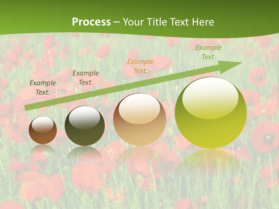 Red Colored Scenics PowerPoint Template
