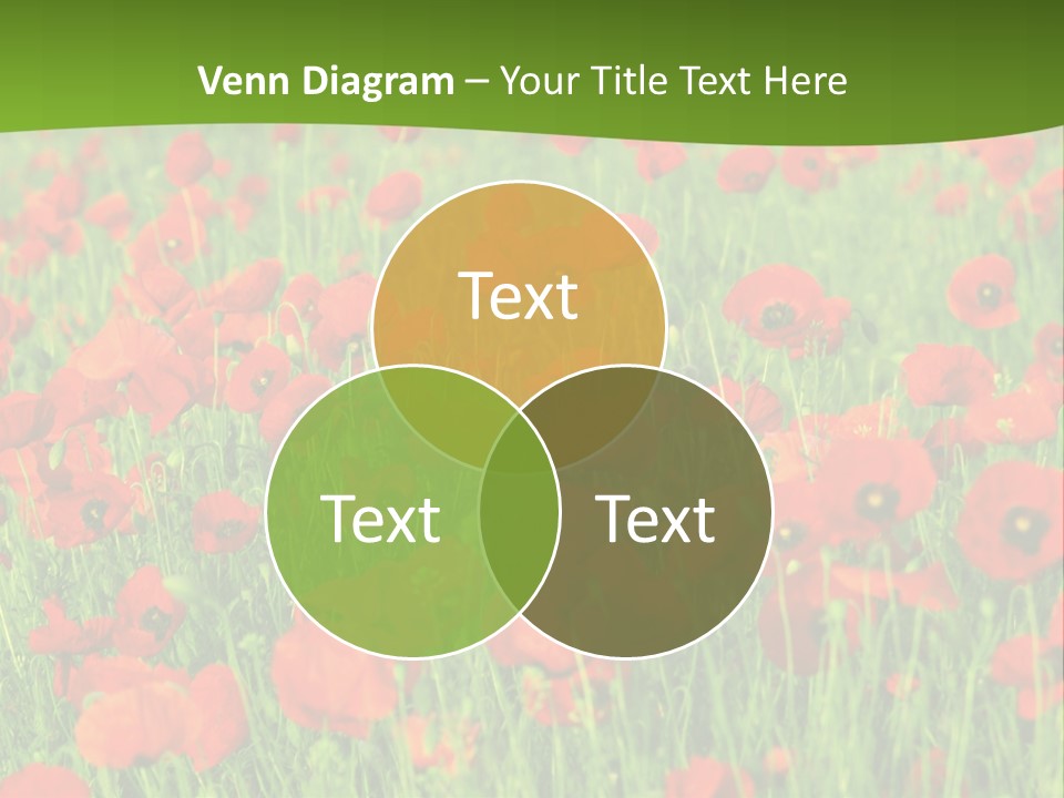 Red Colored Scenics PowerPoint Template