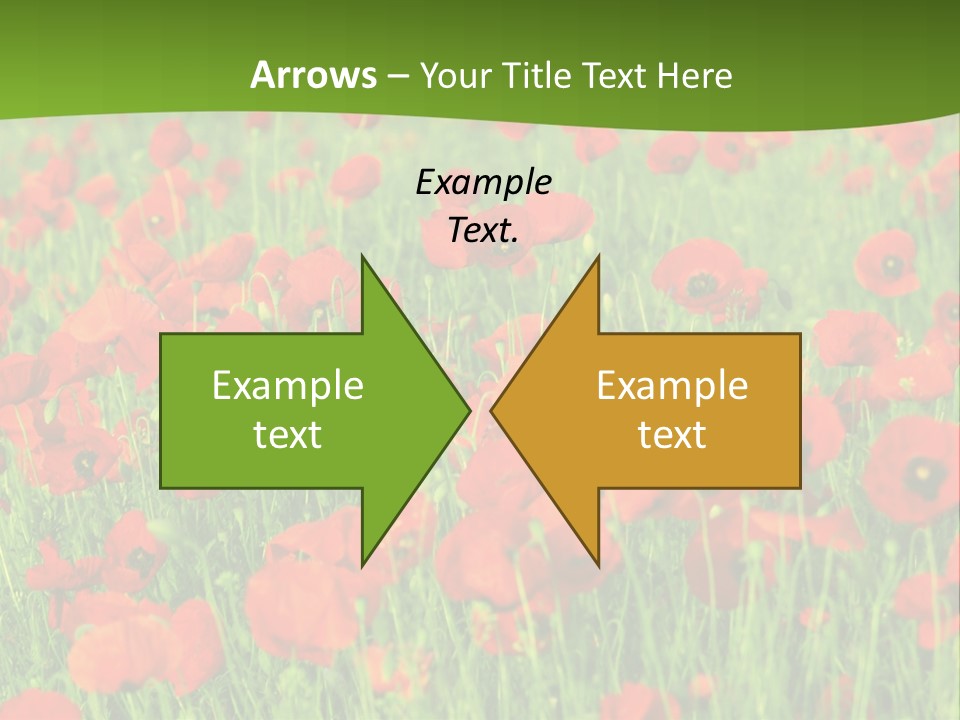 Red Colored Scenics PowerPoint Template
