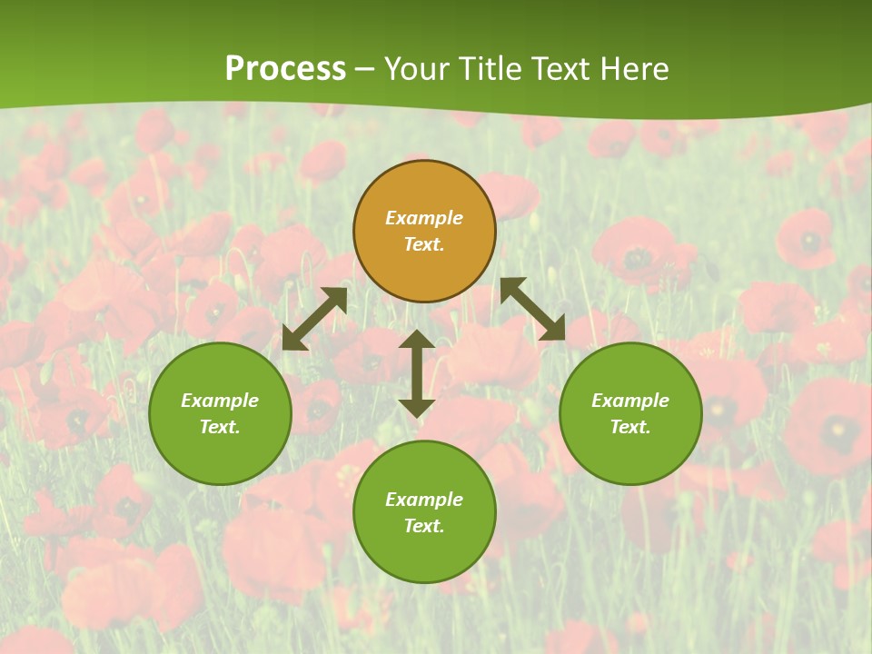 Red Colored Scenics PowerPoint Template