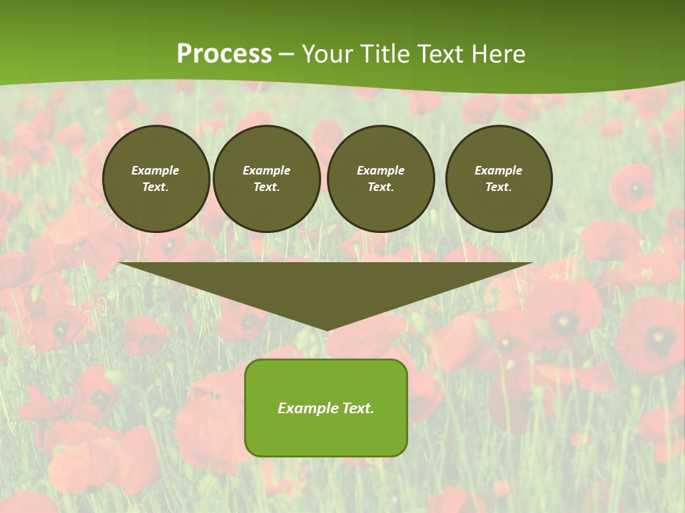 Red Colored Scenics PowerPoint Template