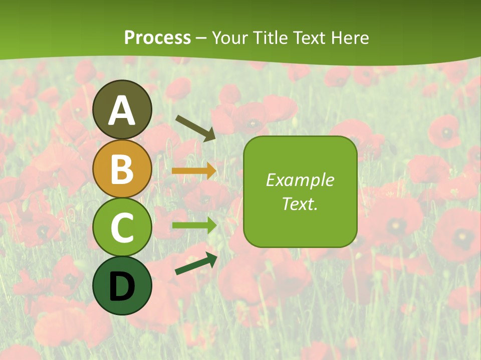 Red Colored Scenics PowerPoint Template