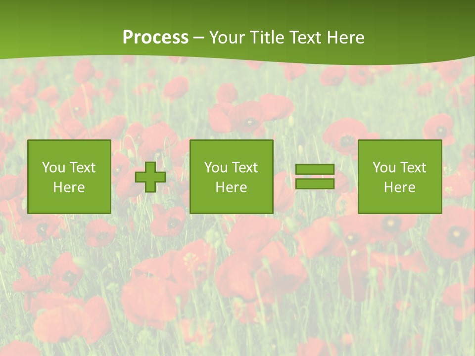 Red Colored Scenics PowerPoint Template