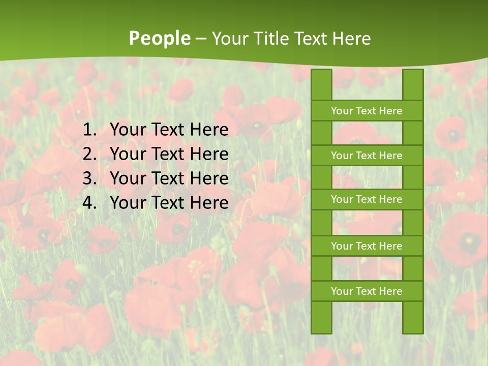Red Colored Scenics PowerPoint Template