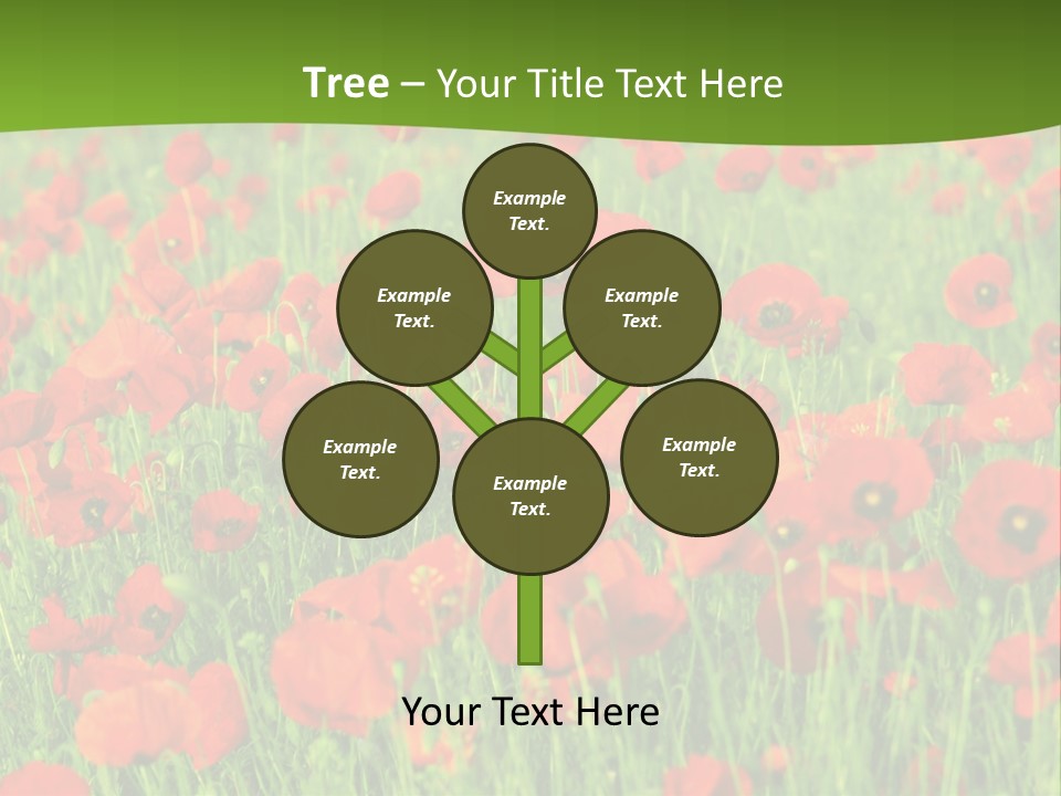 Red Colored Scenics PowerPoint Template