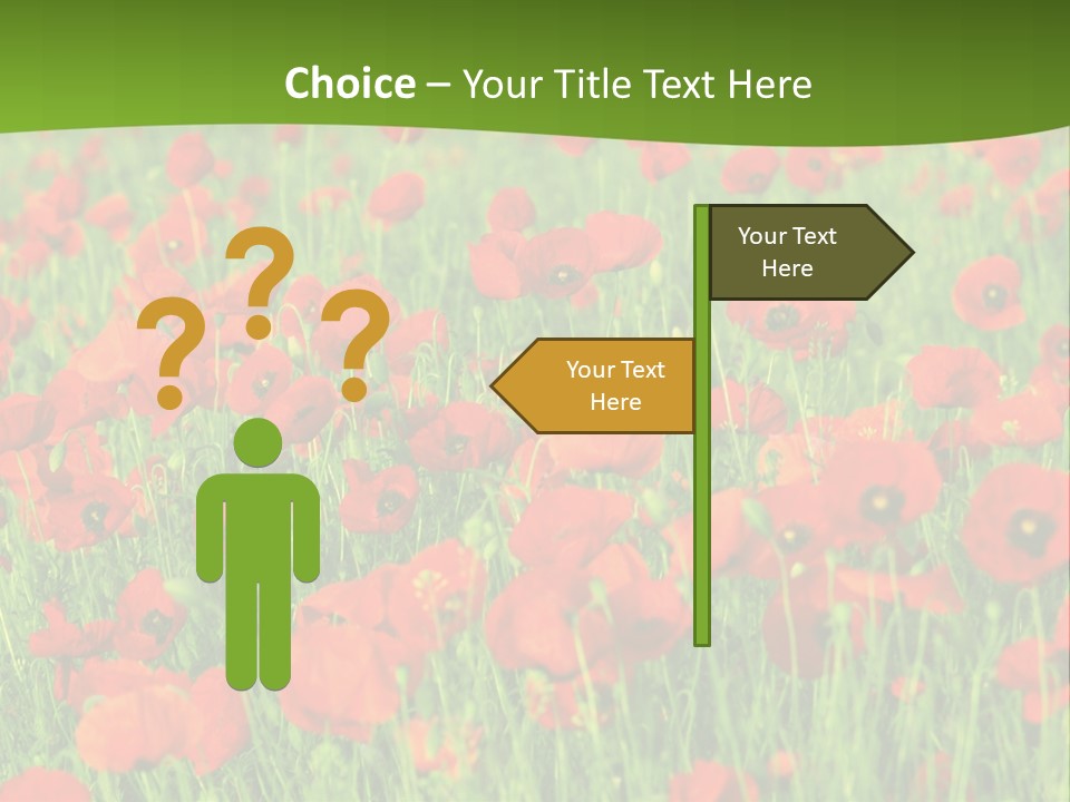 Red Colored Scenics PowerPoint Template