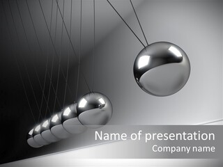 Pendulum Render Balance PowerPoint Template