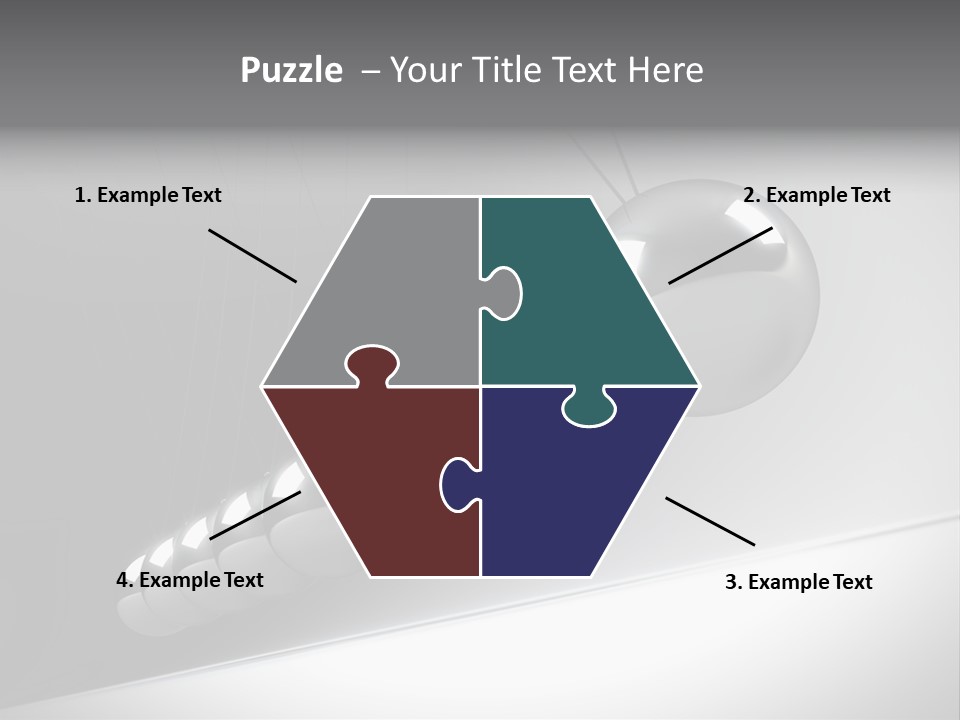 Pendulum Render Balance PowerPoint Template
