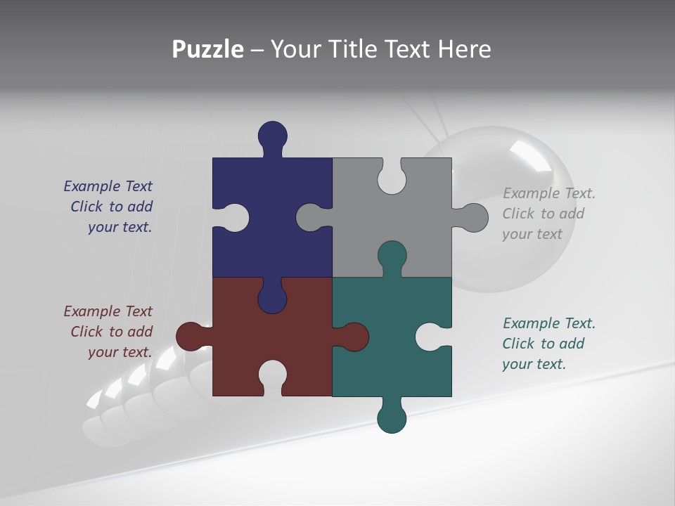 Pendulum Render Balance PowerPoint Template
