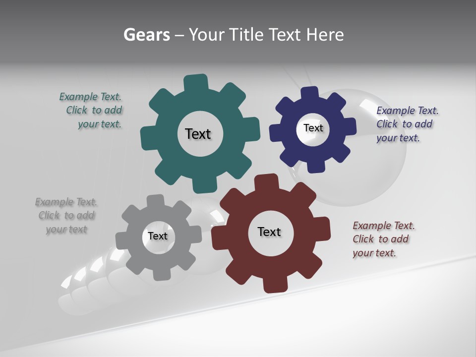 Pendulum Render Balance PowerPoint Template