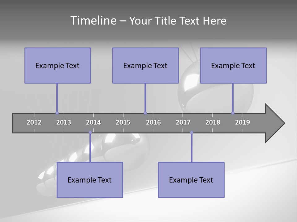 Pendulum Render Balance PowerPoint Template