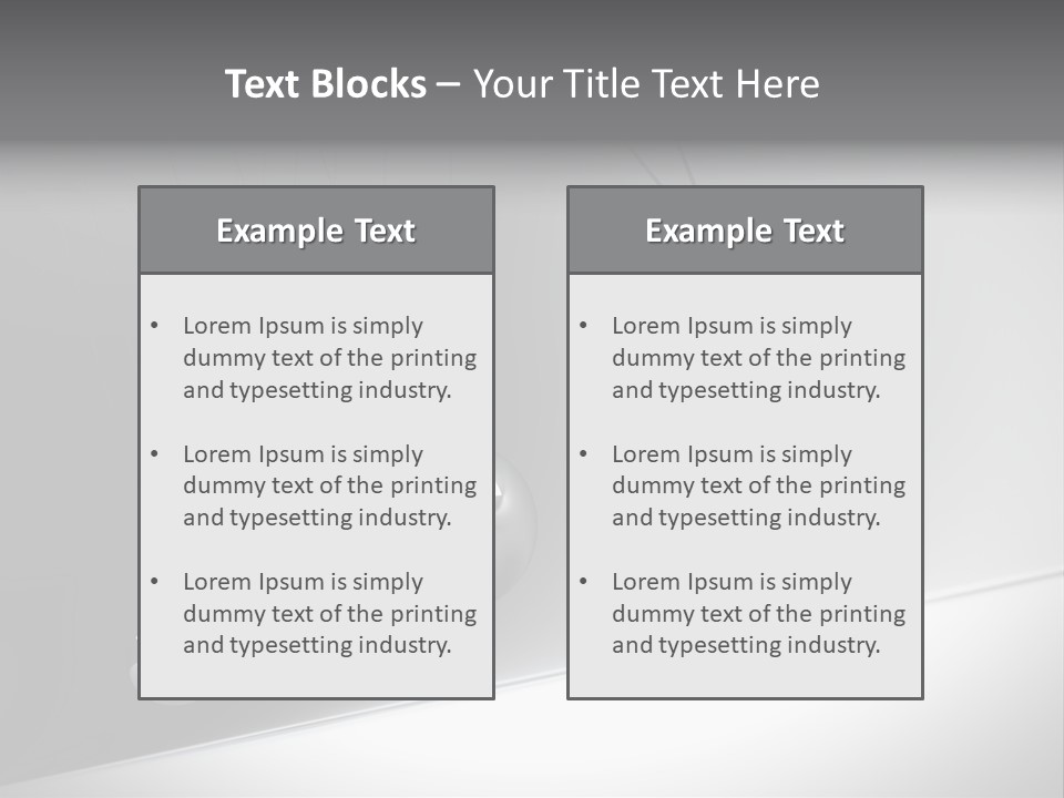Pendulum Render Balance PowerPoint Template