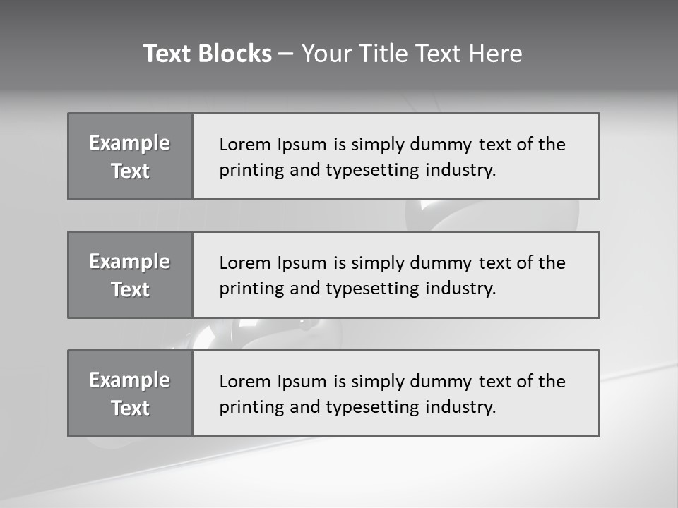 Pendulum Render Balance PowerPoint Template