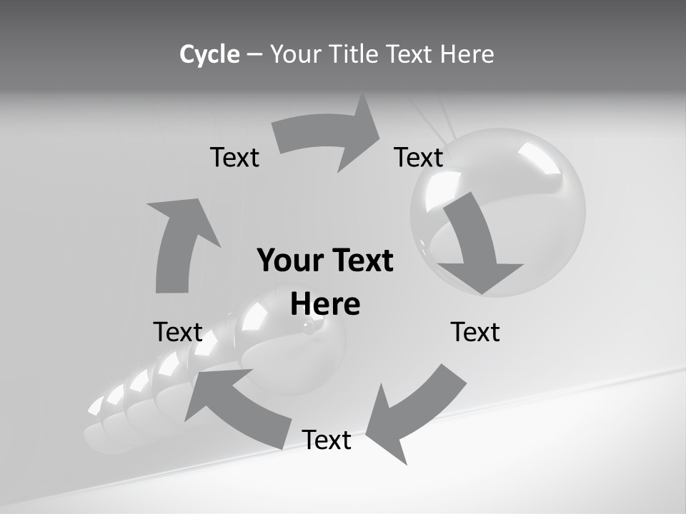 Pendulum Render Balance PowerPoint Template